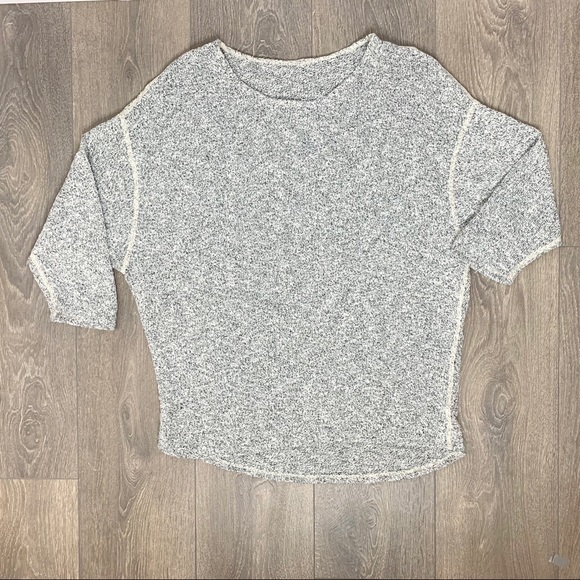 American Apparel Reversible Easy Sweater Grey O/S - Picture 6 of 14